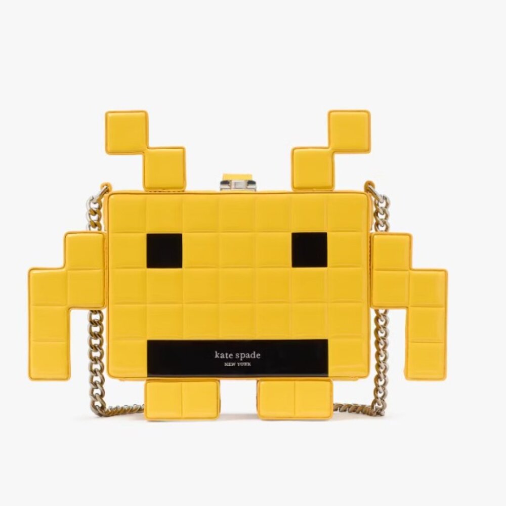 NWT Space Invaders 👾 Kate Spade New York Patent 3d Alien Crossbody NWT👾👾👾👾